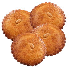 Roomboter gevulde koek